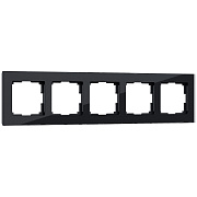 Рамка на 5 постов Werkel Favorit (черный) W0051108