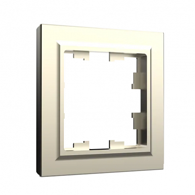 Рамка на 1 пост (шампань) РУ-1-БрШ