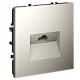Розетка компьютерная VOLTUM S70 RJ45 кат.6, (кашемир)