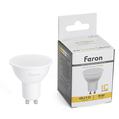 Feron MR16 LED 5W GU10 2700K LB-24