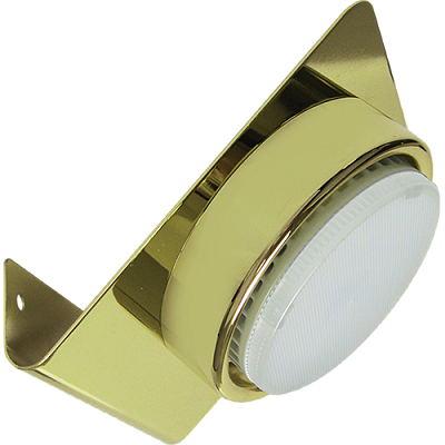 Ecola GX53-N82 золото Светильник настенный угловой