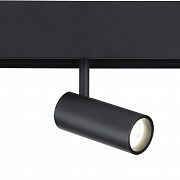 Светильник светодиодный трековый для шинопровода Magnetic GL3814 BK черный IP20 7W 4200K 48V 24° D35