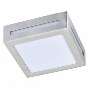 Ecola GX53 3082W IP65 сатин-хром Светильник накладной матовый квадратный