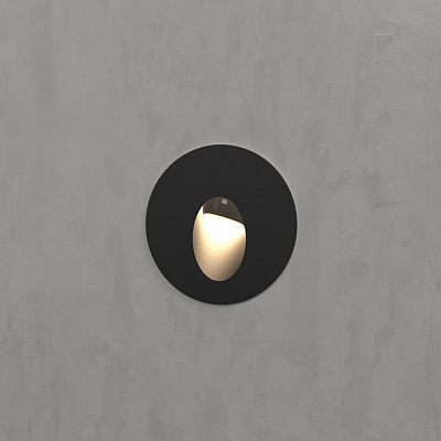 Встраиваемая LED подсветка MRL LED 1101 чёрный IP65