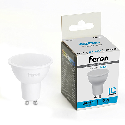 MR16 LED 5W GU10 6400K LB-24 Feron