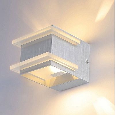 Бра CLT 421W AL  CRYSTAL LUX снято