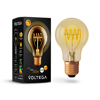 Светодиодная лампа  DIM Loft  E27 A60 Led4W 2800K