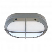 Ecola GX53 LED B4148S IP65 серый Светильник накладной матовый овальный
