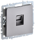Розетка компьютерная RJ45 кат.5E (сталь) РК10-БрС