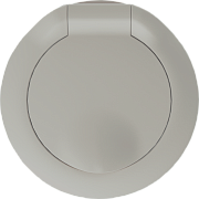 Накладка для розетки Schuko с заземлением, с крышкой (матовый кашемир)