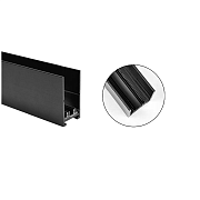 Трековый шинопровод 220V 2м чёрный COLIBRI