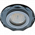 Ecola MR16 DL1653 GU5.3 Glass Круг Черный/Черный хром, [FB1653EFF (10/50)
