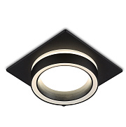 Светильник встраиваемый TN52422 BK/FR черный/белый матовый GX53 max 12W 105*105*45