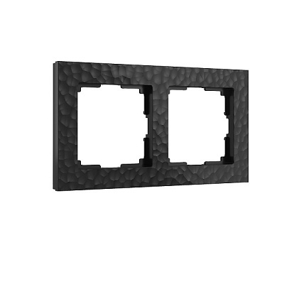 Рамка на 2 поста Werkel Hammer (черный) W0022408