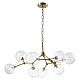 Люстра Crystal Lux MAXIMO SP9 BRONZE