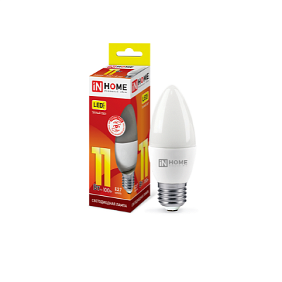 Свеча LED 11W Е27 3000К IN HOME