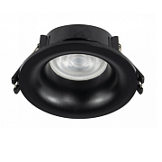 Светильник ZOOM MR16 круг чёрный, D85*75*40