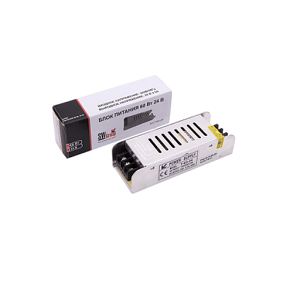 Блок питания 60W 24V (узкий) IP20 SWG ABC