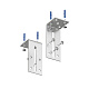 Уголок регулируемый для закладных профилей