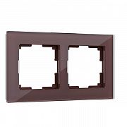 Рамка на 2 поста Werkel Favorit (мокко) W0021118 нов.