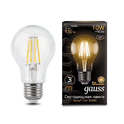 globe LED 10.0W E27 2700K Filament A60