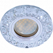 Ecola MR16 DL1661 GU5.3 Glass Круг Конус с крупными./фон зерк./центр.часть хром, FK16RGECB (10/50)