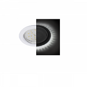 Ecola GX53 H4 LD5300 светильник встраив. без рефл. с подсветкой Белый, SW53LDEFB
