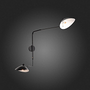 Бра ST-Luce SL305.401.02 Черный/Черный, Белый E27 2*60W