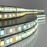 16W теплый/холодный белый 3300/6500 MIX LED2835/240 1400Lm/м 24V 5м IP20