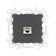 Simon 24 Графит Розетка RJ45 кат. 5е UTP