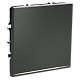 Выключатель одноклавишный с подсветкой VOLTUM S70 10А, (титан)