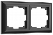 Рамка на 2 поста (черный матовый) Fiore W0022208 нов.