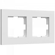 Рамка на 2 поста Slab (белый матовый) W0022961 Abc