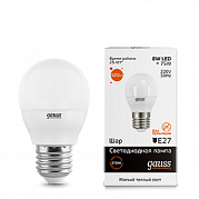 globe LED 8.0W E27 2700K Elementary (10/50)