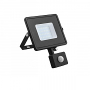 Feron Прожектор LL-906 20W 6400K черный IP44 с дат.движ.
