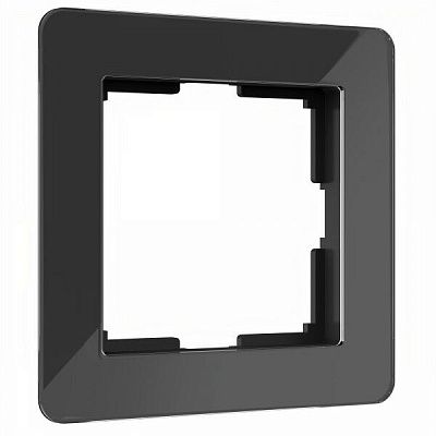Рамка на 1 пост Acrylic (черный) W0012708