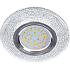 Ecola MR16 LD7069 GU5.3 искристый с подсветкой "Модерн" Прозрачный/Хром, FT16CMEFB (10/50)