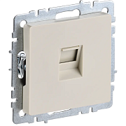 Розетка компьютерная RJ45 кат.5E (бежевый) РК10-БрКр