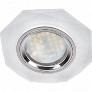 Ecola MR16 DL1652 GU5.3 Glass 8-угольник с прямыми гранями Матовый / Хром FN1652EFF (10/50)