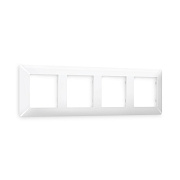 Рамка 4-ая (Белый глянец)  ALFA Line AF110104