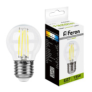 globe LED 15W E27 4000K G45 Filament LB-515 Feron