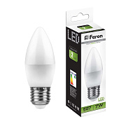 Свеча LED 7W E27 4000K LB-97