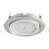 Ecola GX53 H4 серебро-жемчуг-серебро Светильник Ecola GX53 H4 9022 светильник встраив. без рефл. 2 цв. серебро-жемчуг-серебро 38х106 (к+)  [FA53H4ECB.]