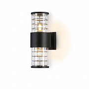 Ambrella ST2525/2 BK/CL черный/прозрачный IP54 E27/2 max 11W 305*110*155