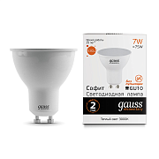 Gauss MR16 LED 7W GU10 3000К Лампа светодиодная
