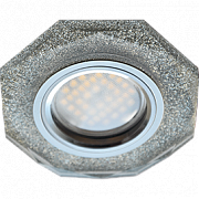 Атм Ecola MR16 DL1652 GU5.3 Glass 8-угольник Серебряный блеск/Хром, FS1652EFF (10/50) ПОД ЗАКАЗ