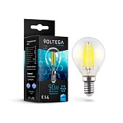 globe LED 9.0W E14 4000K Crystal Graphene Voltega