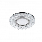 Светильник встаиваемый 15LED*2835 SMD 4000K MR16 G5.3 прозрачный  CD944 СНЯЛИ