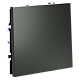 Выключатель одноклавишный VOLTUM S70 10А, (титан)
