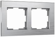 Рамка на 2 поста Werkel Aluminium (алюминий) W0021706 нов.